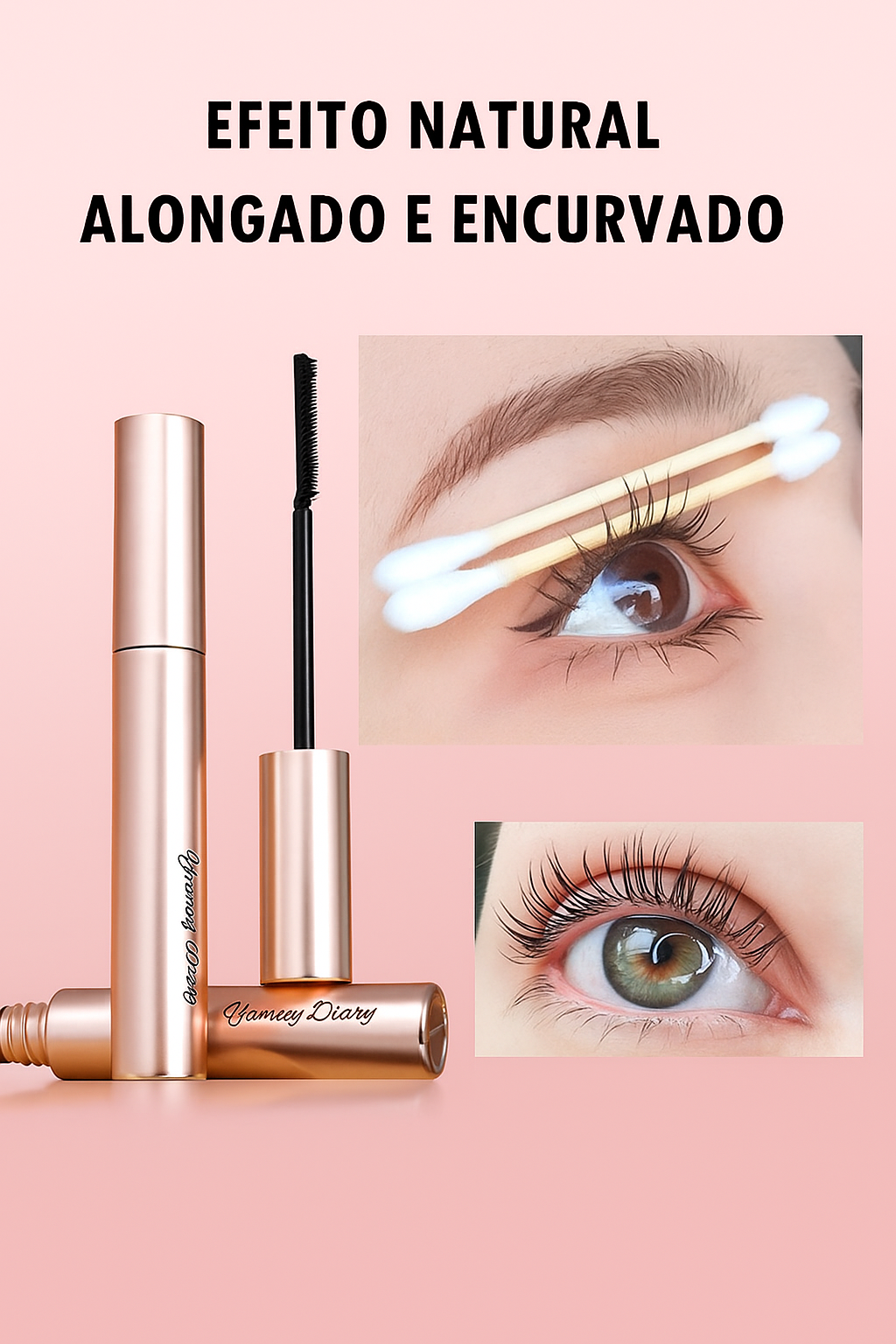 ⌛Desconto duplo por tempo limitado 🩷Mascara para cílios curling à prova de água, sem manchas e de longa duração