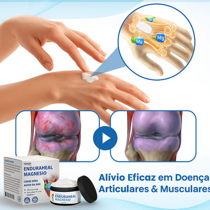 EnduraHeal Creme de magnésio para alívio da dor (trata artrite, neuropatia, reumatismo, lesões desportivas e muito mais)