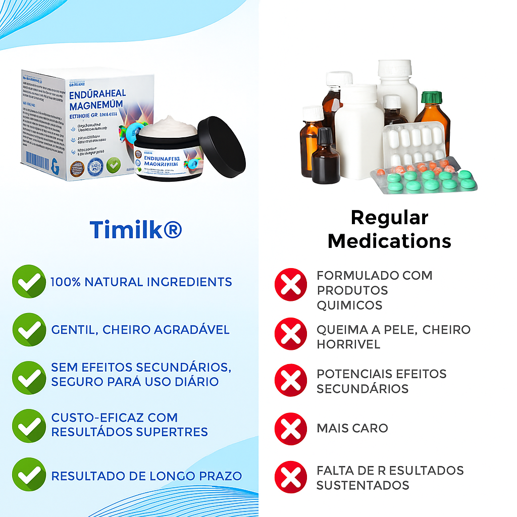EnduraHeal Creme de magnésio para alívio da dor (trata artrite, neuropatia, reumatismo, lesões desportivas e muito mais)